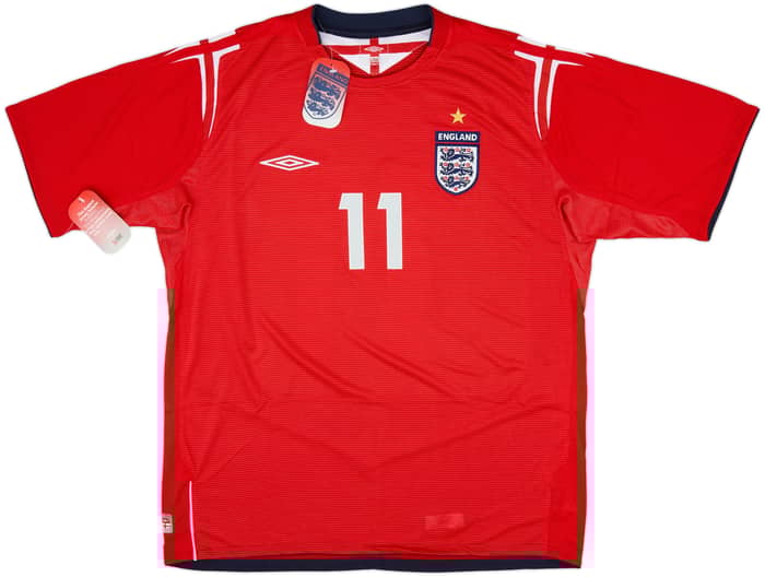 2004-06 England Away Shirt Lampard #11 (XL)