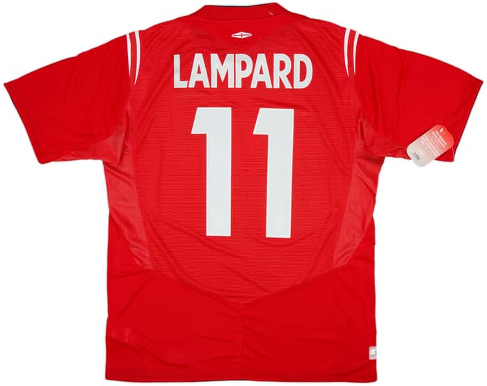 2004-06 England Away Shirt Lampard #11 (L)