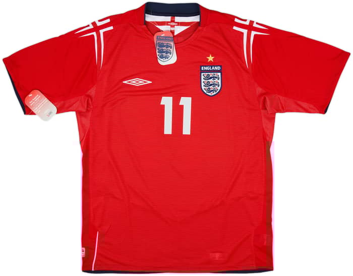 2004-06 England Away Shirt Lampard #11 (L)