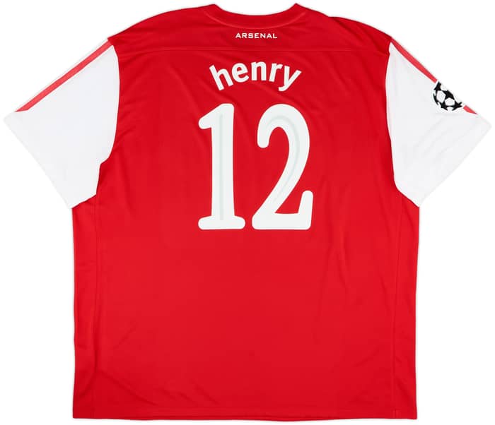 2011-12 Arsenal Home Shirt Henry #12 - 8/10 - (3XL)