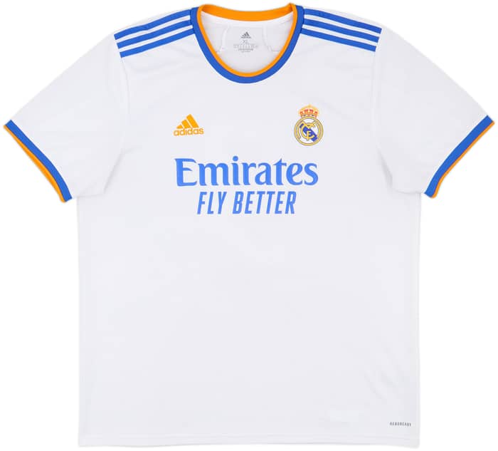 2021-22 Real Madrid Home Shirt Benzema #9 - 8/10 - (XL)
