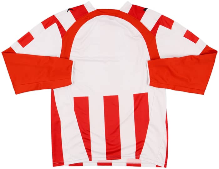 2006-07 Olympiakos Home L/S Shirt - 6/10 - (L)