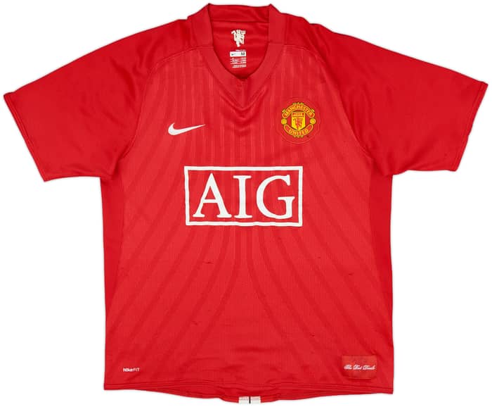 2007-09 Manchester United Home Shirt - 4/10 - (M)