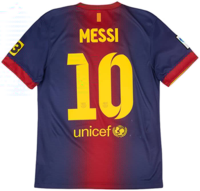 2012-13 Barcelona Home Shirt Messi #10 - 5/10 - (S)