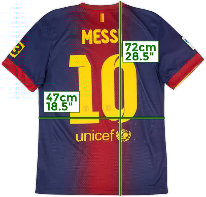 2012-13 Barcelona Home Shirt Messi #10 - 5/10 - (S)