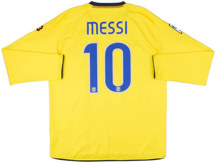 2008-10 Barcelona Away L/S Shirt Messi #10 - 10/10 - (L)