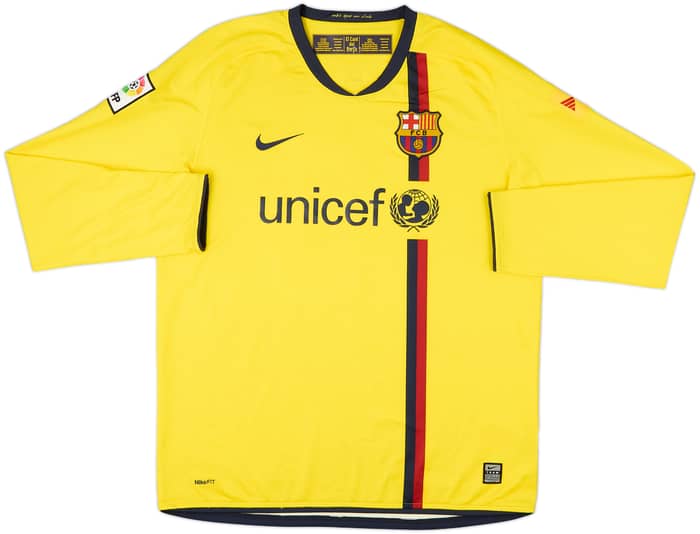 2008-10 Barcelona Away L/S Shirt Messi #10 - 10/10 - (L)