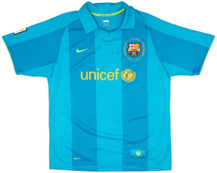 2007-09 Barcelona Away Shirt Ronaldinho #10 - 9/10 - (XL)