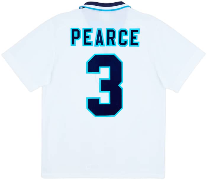 1995-97 England Home Shirt Pearce #3 - 8/10 - (M)