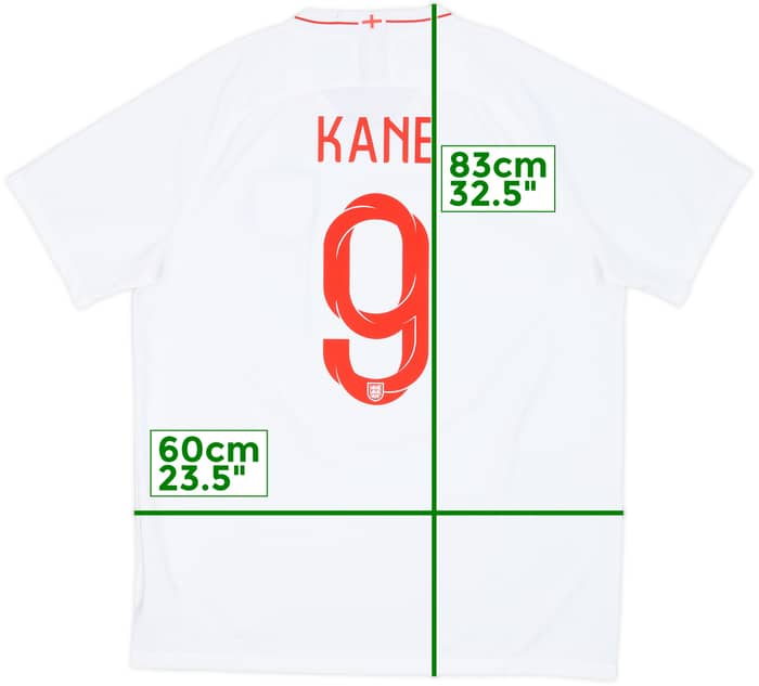 2018-19 England Home Shirt Kane #9 - 6/10 - (XL)