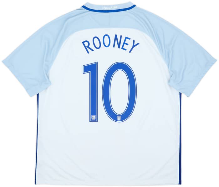 2016-17 England Home Shirt Rooney #10 - 7/10 - (XXL)