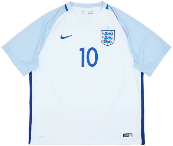 2016-17 England Home Shirt Rooney #10 - 7/10 - (XXL)