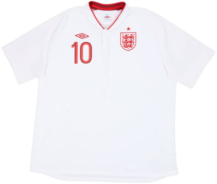 2012-13 England Home Shirt Rooney #10 - 9/10 - (3XL)