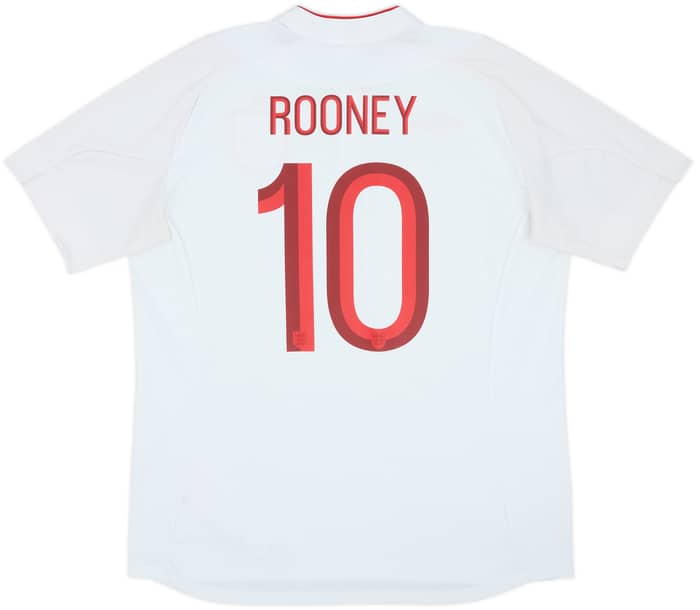 2012-13 England Home Shirt Rooney #10 - 6/10 - (XL)