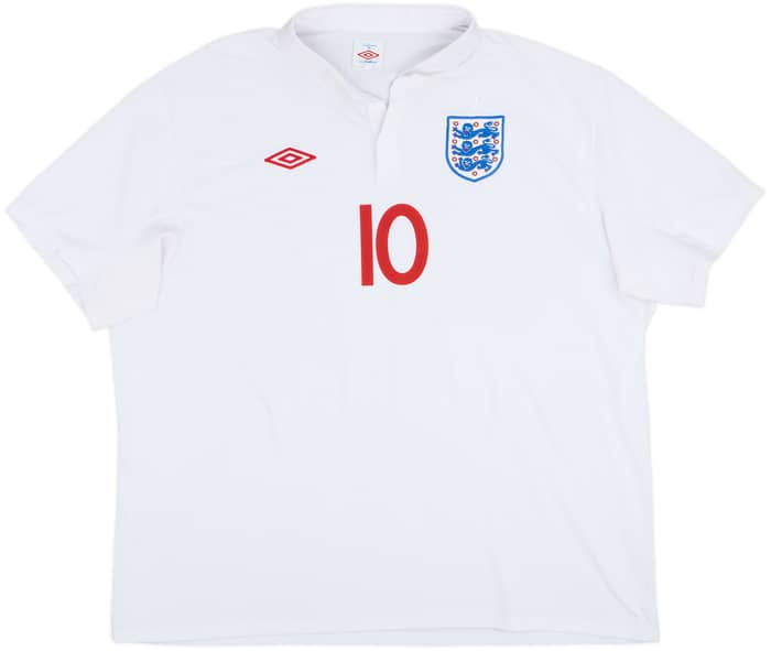 2009-10 England Home Shirt Rooney #10 - 10/10 - (4XL)