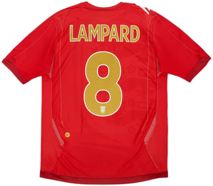 2006-08 England Away Shirt Lampard #8 - 7/10 - (S)