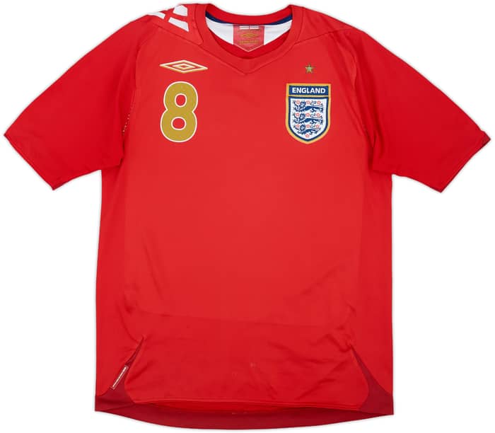 2006-08 England Away Shirt Lampard #8 - 7/10 - (S)