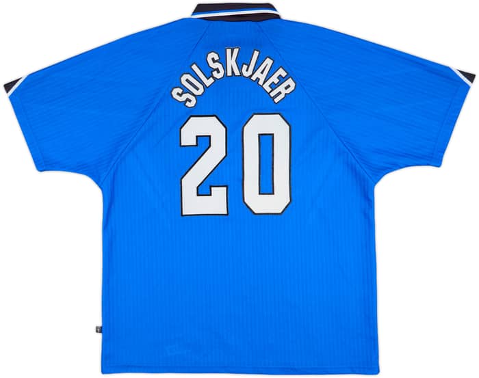 1996-98 Manchester United Third Shirt Solskjaer #20 - 8/10 - (XL)