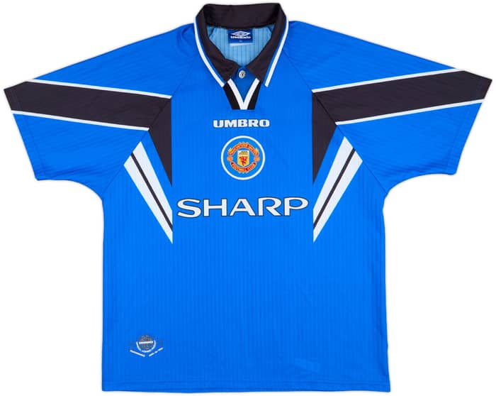 1996-98 Manchester United Third Shirt Solskjaer #20 - 8/10 - (XL)