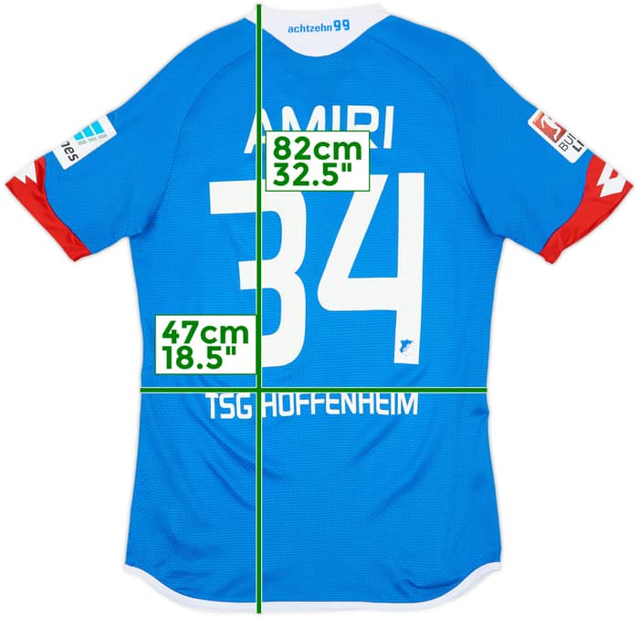 2015-16 TSG Hoffenheim Home Shirt Amiri #34 - 9/10 - (L)