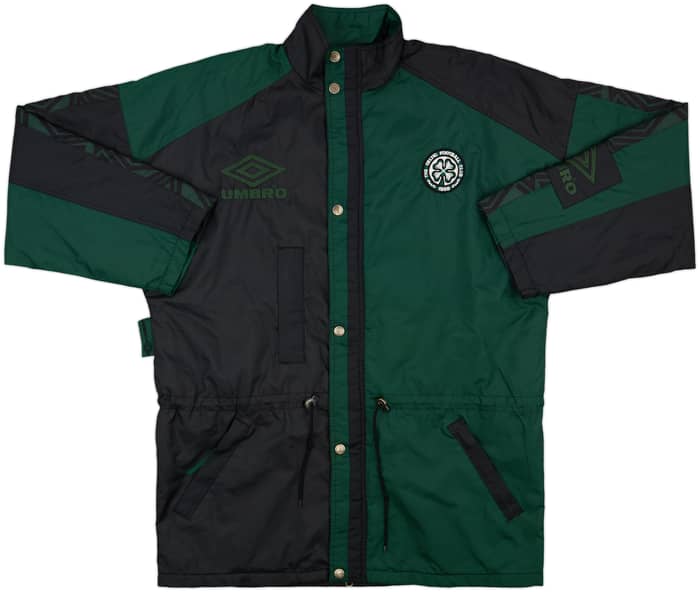 1995-96 Celtic Umbro Padded Bench Coat - 9/10 - (L)