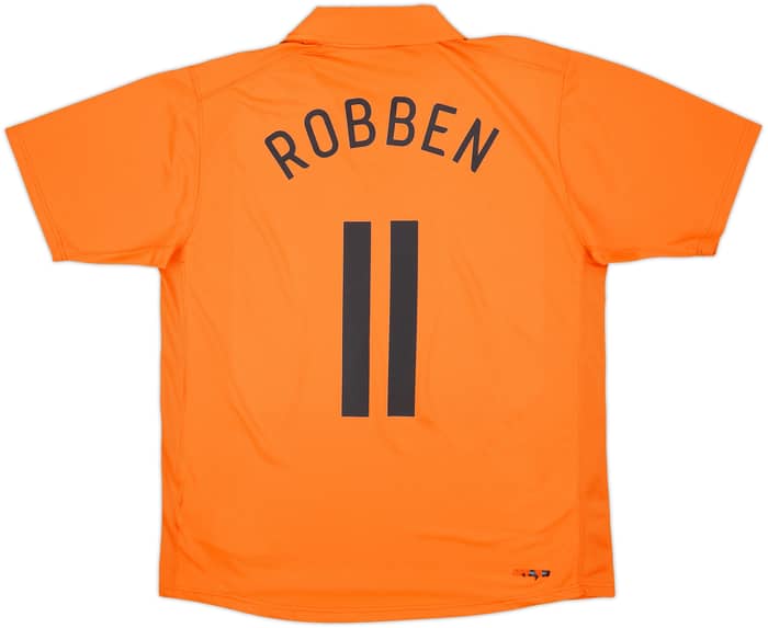 2006-08 Netherlands Home Shirt Robben #11 - 7/10 - (L)