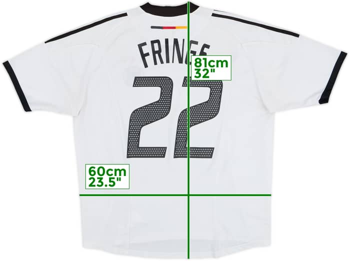 2002-04 Germany Home Shirt Frings #22 - 6/10 - (XL)