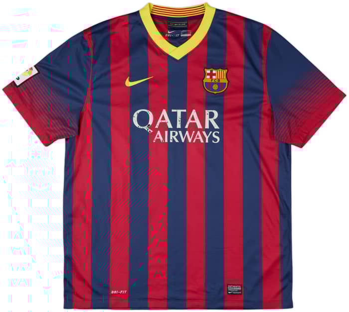 2013-14 Barcelona Home Shirt - 5/10 - (XL)