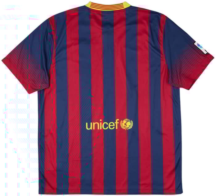 2013-14 Barcelona Home Shirt - 5/10 - (XL)