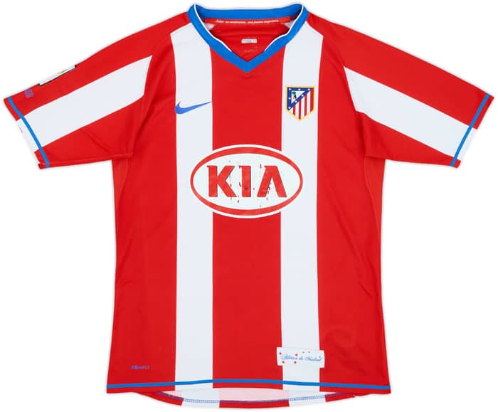 2007-08 Atletico Madrid Home Shirt - 6/10 - (XL.Boys)