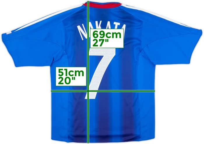 2004-06 Japan Home Shirt Nakata #7 - 6/10 - (M)