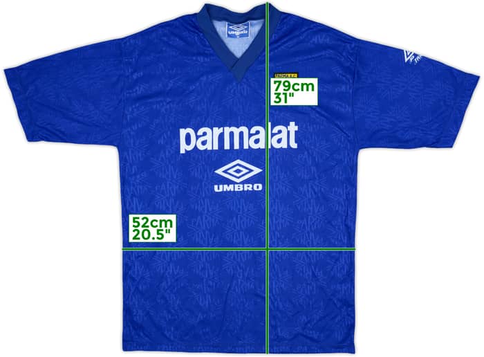 1993-95 Parma Umbro Training Shirt - 6/10 - (M)