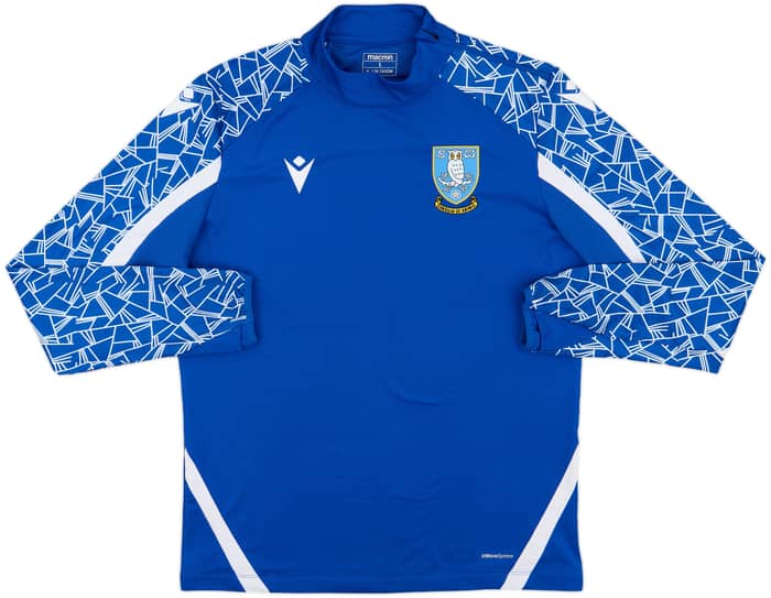 2021-22 Sheffield Wednesday Macron 1/4 Zip Training Top - 8/10 - (L)