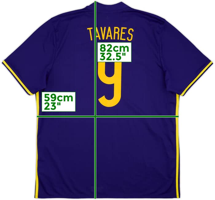 2017-18 NK Maribor Home Shirt Tavares #9 - 8/10 - (XXL)