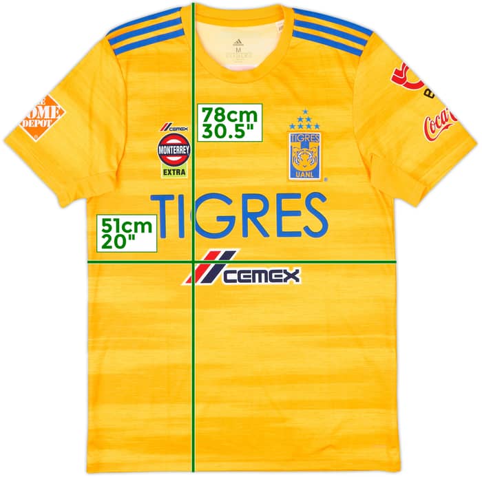 2019-20 Tigres UANL Home Shirt - 10/10 - (M)