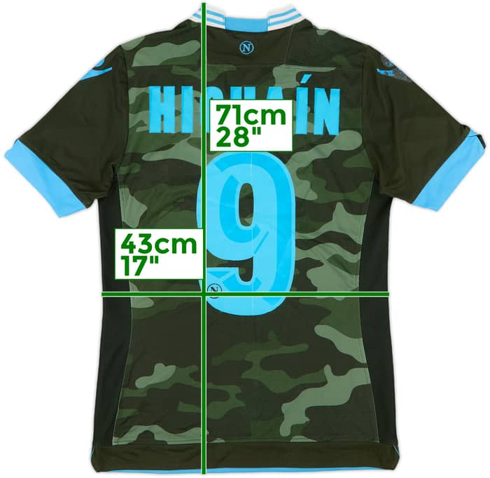 2013-14 Napoli Away Shirt Higuain #9 - 5/10 - (S)