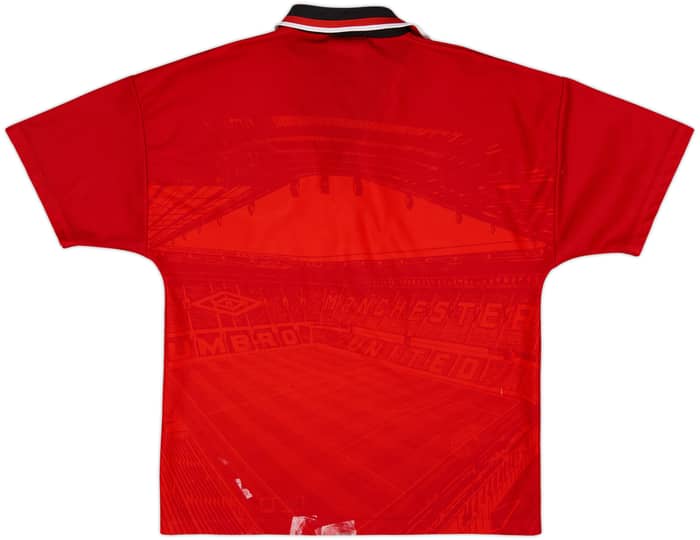 1994-96 Manchester United Home Shirt - 7/10 - (Y)