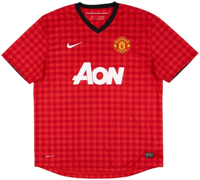 2012-13 Manchester United Home Shirt Chicharito #14 - 9/10 - (XL)