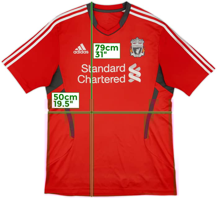 2011-12 Liverpool adidas Training Shirt - 8/10 - (XL)