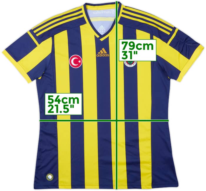 2014-15 Fenerbahce Basic Home Shirt - 6/10 - (XL)