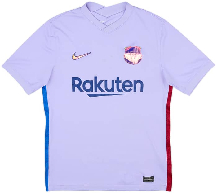 2021-22 Barcelona Away Shirt - 5/10 - (S)