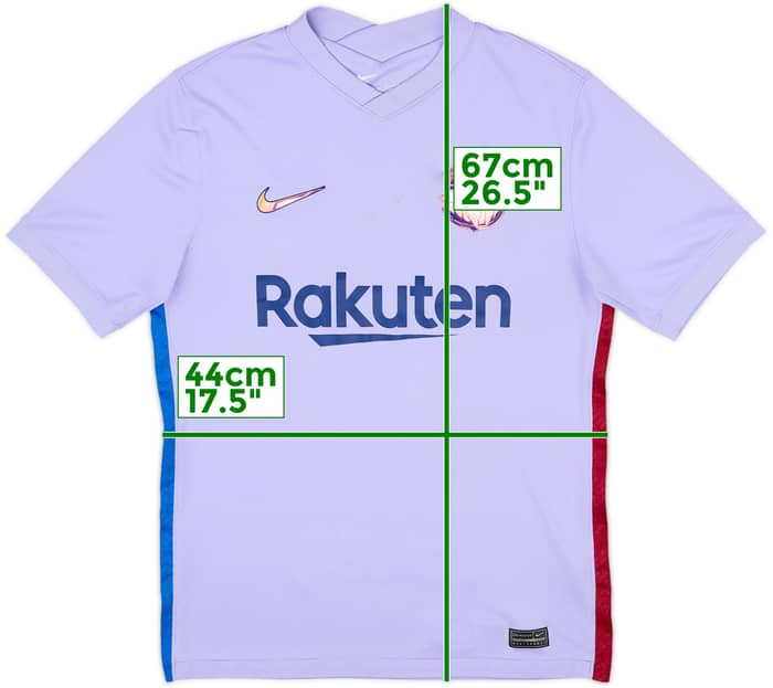 2021-22 Barcelona Away Shirt - 5/10 - (S)