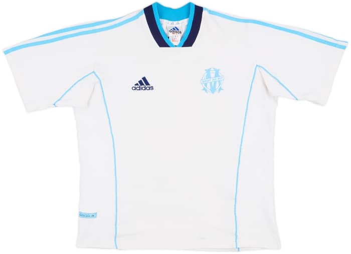 1999-00 Marseille adidas Cotton Shirt - 7/10 - (S)