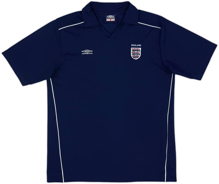 2002-03 England Umbro Polo Shirt - 6/10 - (M)