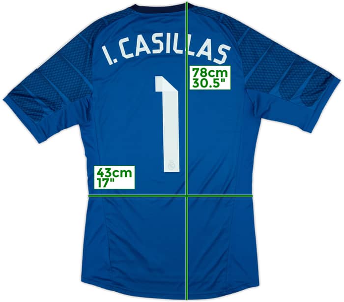 2014-15 Real Madrid GK Shirt I.Casillas #1 - 10/10 - (S)