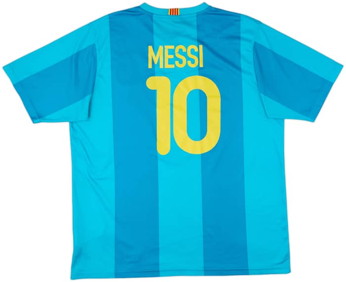 2007-09 Barcelona Basic Away Shirt Messi #10 - 5/10 - (XL)