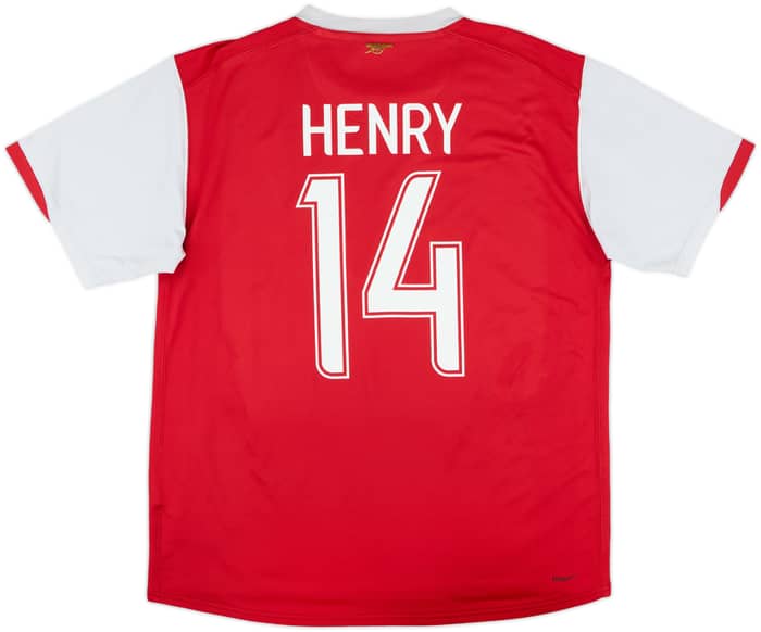 2006-08 Arsenal Home Shirt Henry #14 - 6/10 - (L)