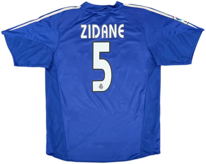 2004-05 Real Madrid Third Shirt Zidane #5 - 6/10 - (M)