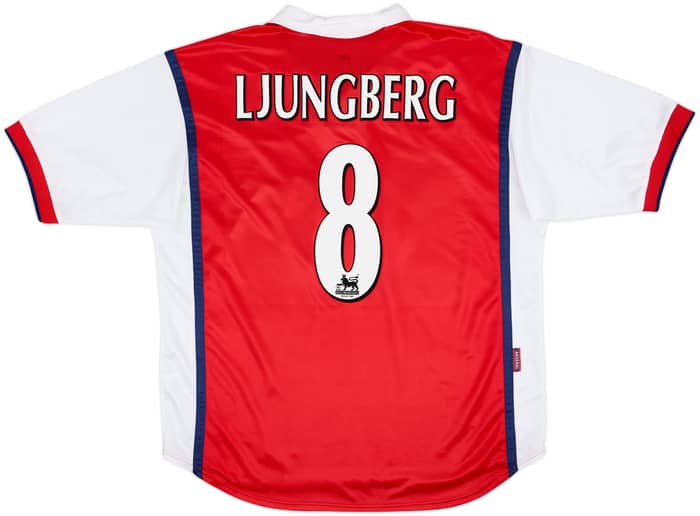 1998-99 Arsenal Home Shirt Ljungberg #8 - 10/10 - (XL)