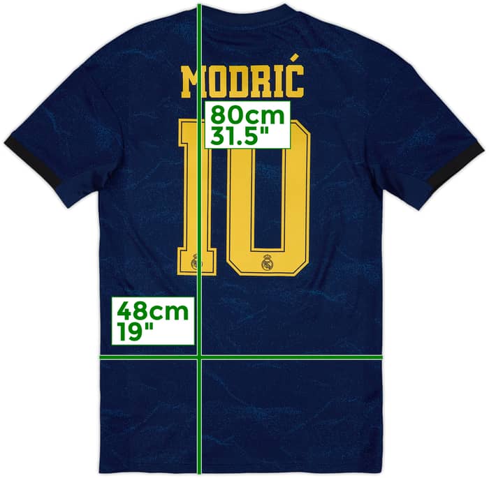 2019-20 Real Madrid Away Shirt Modric #10 - 9/10 - (S)